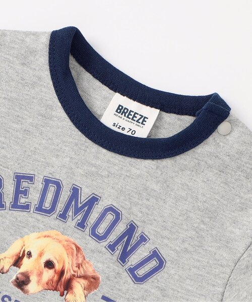 ベビー服 ロンパース 「リンク」wonderful　リンガーDOGカレッジロンパス | BREEZE | 09