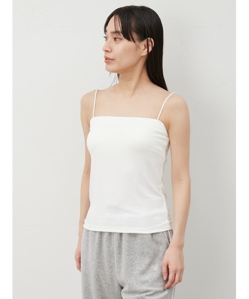 「Mila Owen」 ベアトップ 0 ミント レディース Mila Owen チューブトップ ベアトップ ストラップ付カップイン
