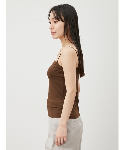 「Mila Owen」 ベアトップ 0 ミント レディース Mila Owen チューブトップ ベアトップ ストラップ付カップイン