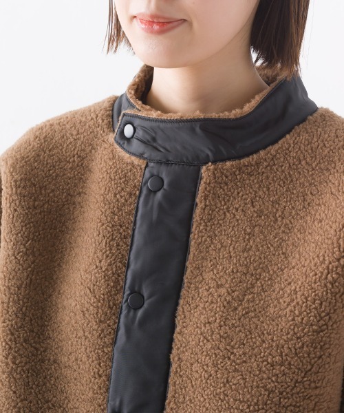 「OMNES」 ブルゾン MEDIUM ブラック レディース_画像2