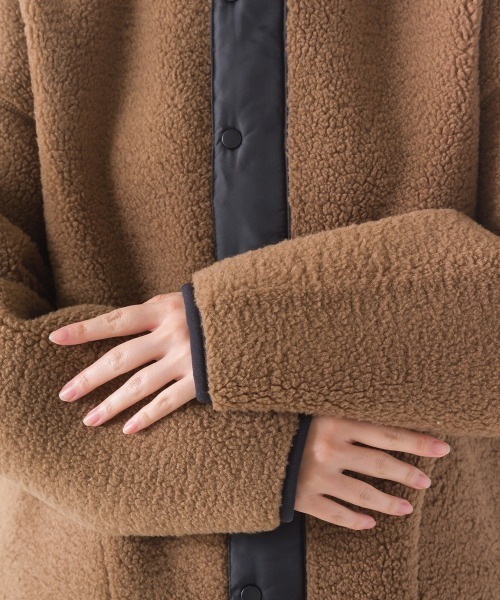 「OMNES」 ブルゾン MEDIUM ブラック レディース_画像4