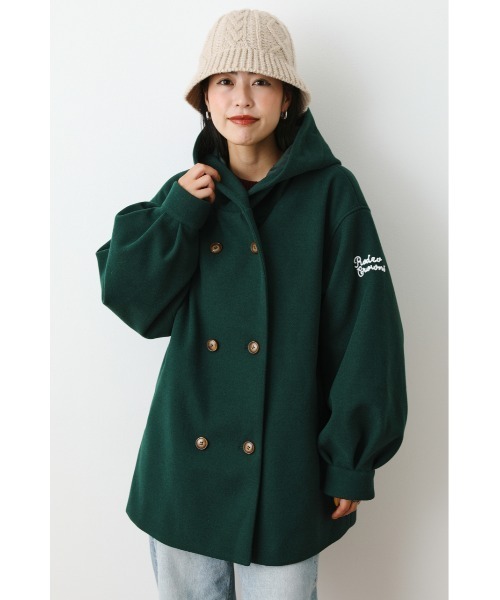 「RODEO CROWNS WIDE BOWL」 ピーコート FREE ネイビー レディース_画像3