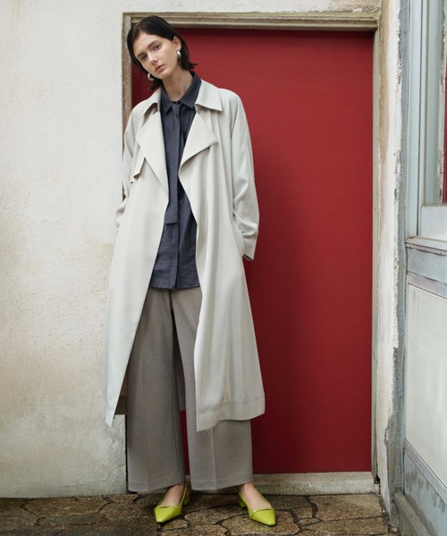 Mila Owen（ミラオーウェン） トレンチコート 0 アイボリー レディース