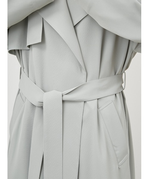 「Mila Owen」 トレンチコート 0 アイボリー レディース_画像7