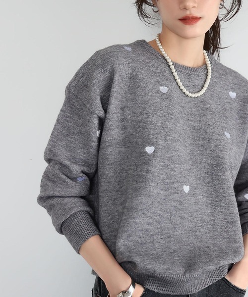 「ELFRANK」 長袖ニット FREE ブラック レディース_画像4