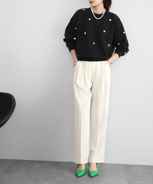 「ELFRANK」 長袖ニット FREE ブラック レディース_画像9