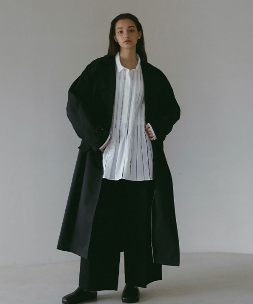 ブラウス シャツ ハシゴレースソフトワッシャーシャツ レディース ETRE TOKYO ブラウス シャツ ハシゴレースソフトワッシャー