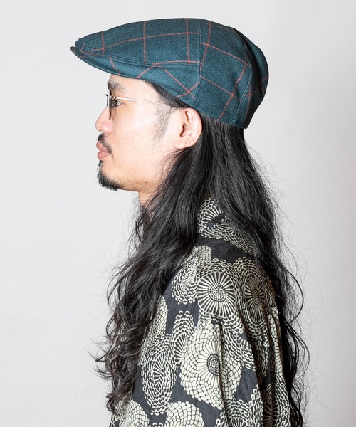 「CA4LA」 ハンチング「SCABALコラボ」 ONESIZE グリーン メンズ_画像8