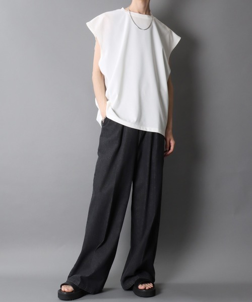 SITRY タンクトップ Amunzen Big Silhouette No Sleeve Shirt/UV