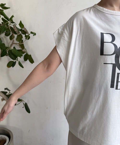 DouDou tシャツ 「WEB限定」BONTEタックスリーブロゴTEE