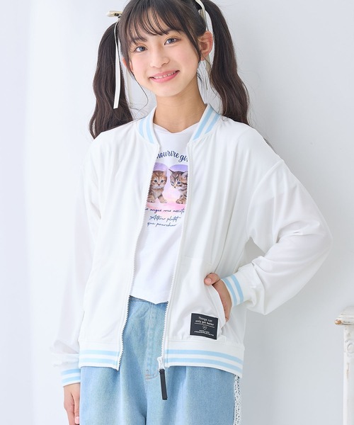 ◆レディースSY32◆フルアップブルゾン SLY（スライ）の「FAUX LEATHER ZIP UP BZ フォー レザー ジップ