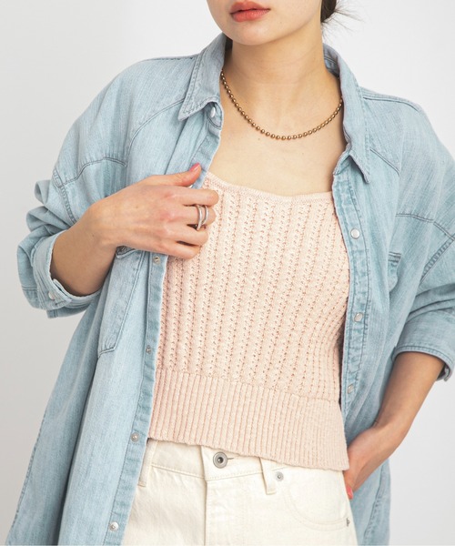 Linen ビスチェ レディース ストライプキャミビスチェ レディース トップス 送料無料・6月3
