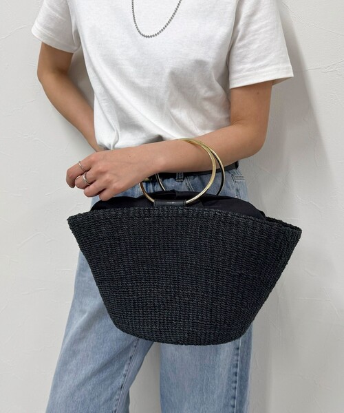 かごバッグ カゴバッグ 「COTTO/コット」 リングハンドルアバカトート