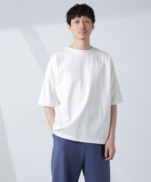 NANO universe（ナノ・ユニバース） tシャツ 「NJ/CLUB」モクロディ