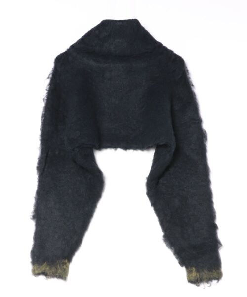 「H.A.K」 タートルネックニット FREE ライトグリーン レディース_画像2