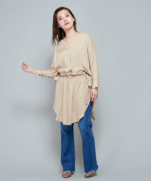 [CIAOPANIC] обработка Denim брюки MEDIUM серый женский 