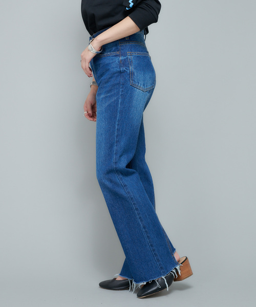 [CIAOPANIC] обработка Denim брюки MEDIUM серый женский 