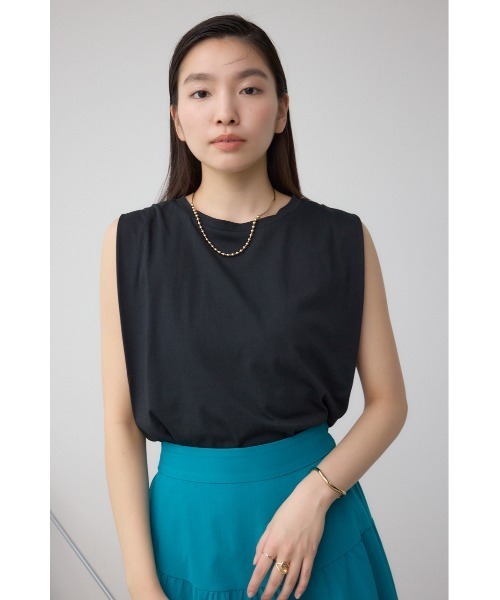 LGB ブルーグリーン ノースリーブ　タンクトップ 安く 買う 方法ファッション - LGB ブルーグリーン ノースリーブ