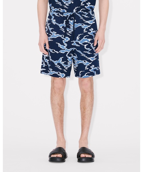 パンツ 'KENZO Ocean Camo' コットン ショーツ メンズ