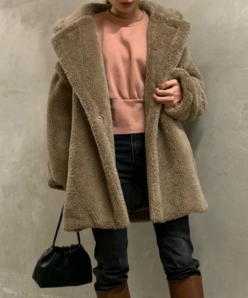 Mila Owen ベージュ コート ミラ オーウェン Mila Owen ロングトレンチコート （ベージュ） -靴