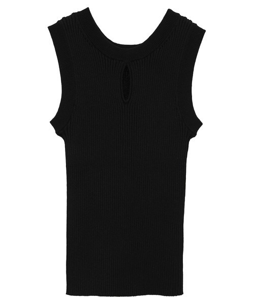 タンクトップ ノースリーブ 「CLANE/クラネ」W FACE HALL KNIT TOPS/ニットトップス/ノースリーブ/タンクトップ レディース CLANE タンクトップ ノースリーブ 「CLANE/クラネ」W FACE HALL