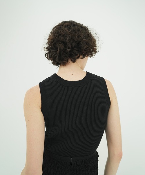 CLANE スクエアスリーブニット タンクトップ サイズ2 CLANE（クラネ）の「SQUARE TANK KNIT TOPS（タンクトップ）」 - WEAR