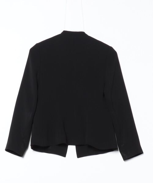 Theory ブラックノーカラージャケットサイズ0 theory 「theory 」 ノーカラージャケット 0 ブラック