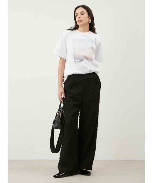 「Mila Owen」 半袖Tシャツ 1 イエロー レディース