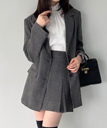 JUNOAH（ジュノア） セットアップ グレンチェックオーバーサイズ