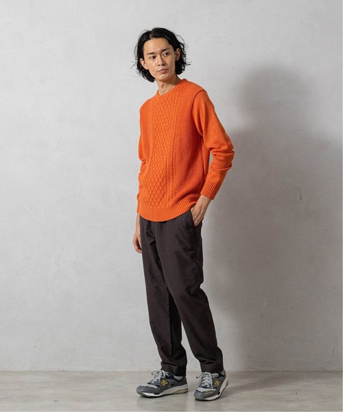 EDIFICE（エディフィス） イージーパンツ MEDIUM ホワイト メンズ