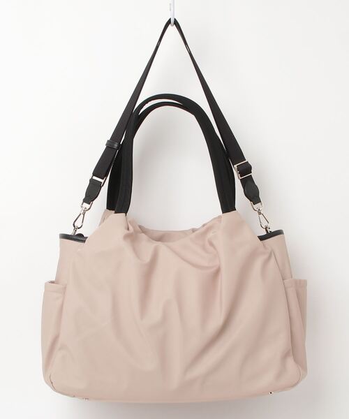 【最終値下げ】【新品】kate spade 2wayバック/アイボリー、グレー kate spade NEW YORK - 【美品】ケイトスペード◇2WAYバッグ
