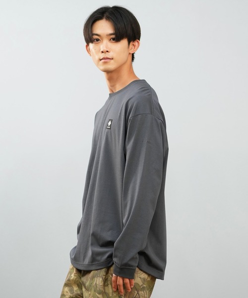 送料185円■te590■▼メンズ コロンビア 長袖Tシャツ M ホワイト/マルチ(PM0421-102)【シンオク】【クリックポスト発送】