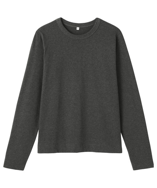 MUJI Labo tシャツ 「MUJI Labo」婦人 コットンヤク天竺長袖Tシャツ