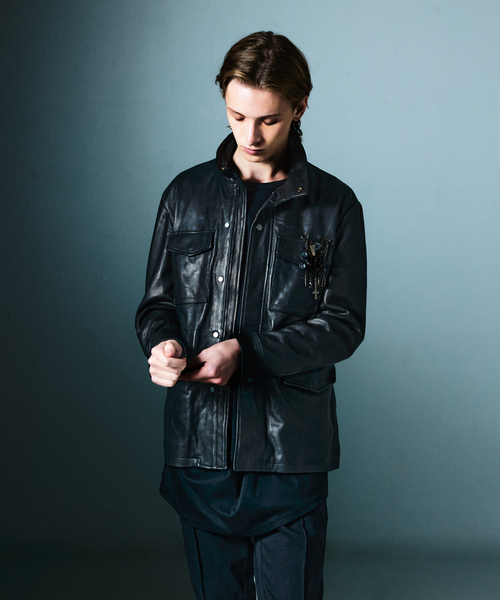 5351 POUR LES HOMMES 革ジャン ライダース 「25A/W」M-65 カスタム