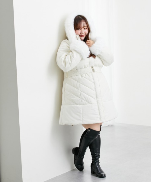 SMILELAND ダウンコート ダウンジャケット 「大きいサイズ」「らめ