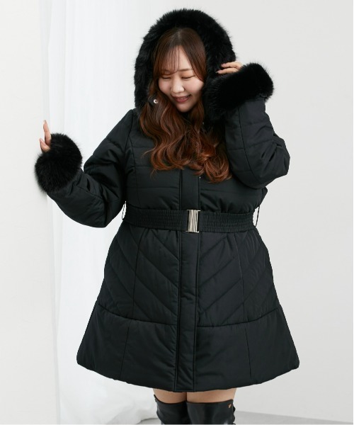 SMILELAND ダウンコート ダウンジャケット 「大きいサイズ」「らめ