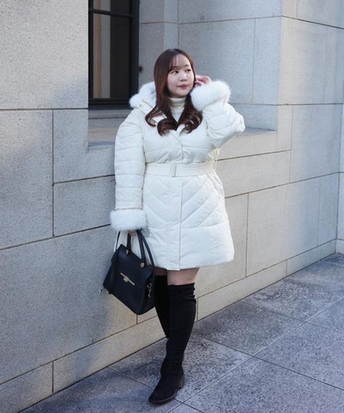 SMILELAND ダウンコート ダウンジャケット 「大きいサイズ」「らめ