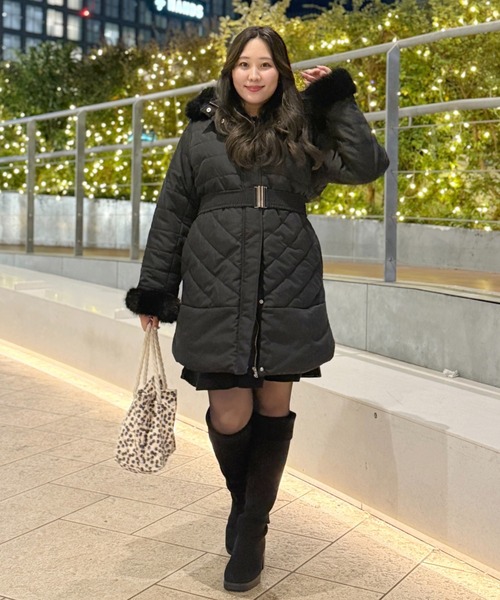 SMILELAND ダウンコート ダウンジャケット 「大きいサイズ」「らめ