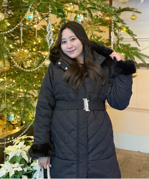 SMILELAND ダウンコート ダウンジャケット 「大きいサイズ」「らめ