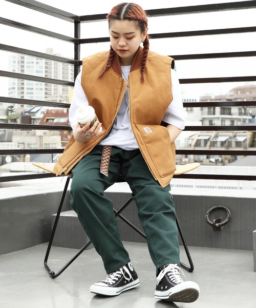「８(eight)」 「Beno」デニムパンツ LARGE ダークグリーン メンズ
