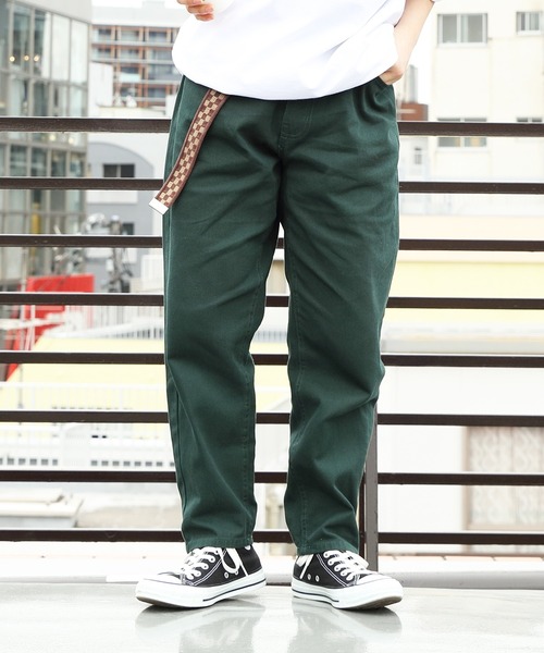 「８(eight)」 「Beno」デニムパンツ LARGE ダークグリーン メンズ