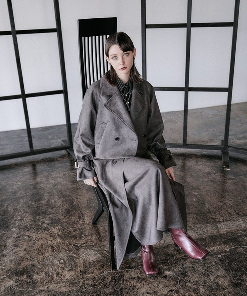 HARE（ハレ） スカート スウェードトレンチフレアスカート(HARE