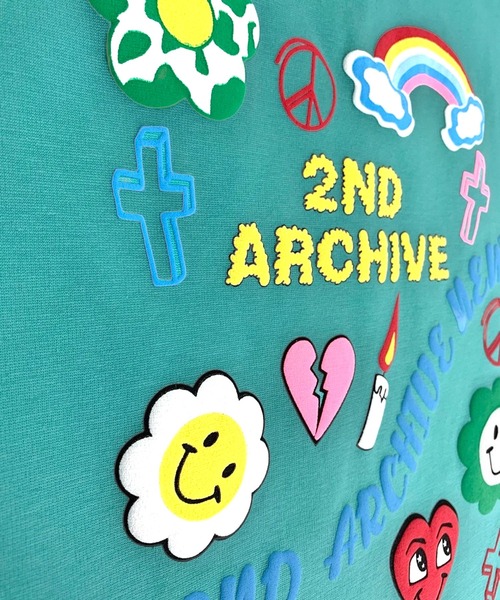 「FUNALIVE」 「2nd archive」半袖Tシャツ FREE ピンク レディース_画像6