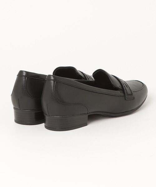 「Clarks」 フラットパンプス 24cm ブラック レディース
