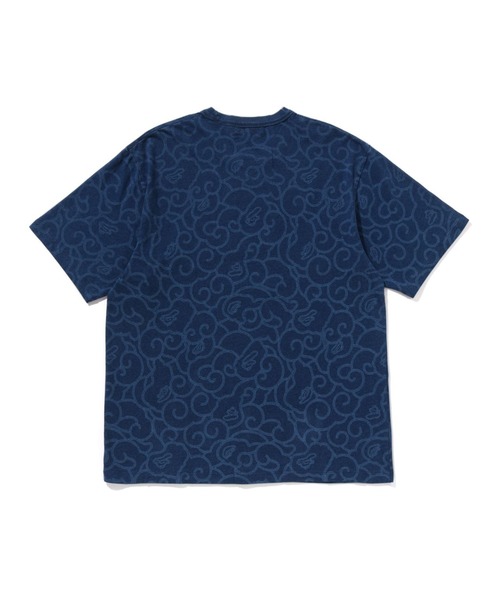 A BATHING APE（アベイシングエイプ） tシャツ INDIGO DYED CLOUD CAMO