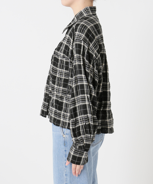 ☆新品タグ付☆IENA シャーリングチェックショートシャツ IENA｜シャーリングチェックショートシャツ | Rakuten Fashion(楽天