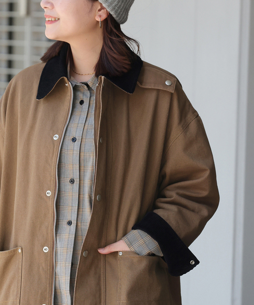 JOURNAL STANDARD カバーオール ダックブルゾン レディース : ZOZOTOWN