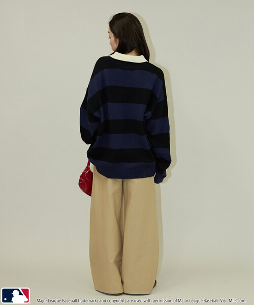 【極美品】MARY QUANT ニットスタジャン オーバーサイズ MARY QUANT（マリークヮント） セーター ニット マリークワント メンズ