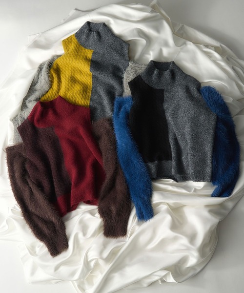 HARE（ハレ） ニット セーター イソザイドッキングニット(HARE