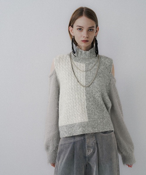 HARE（ハレ） ニット セーター イソザイドッキングニット(HARE